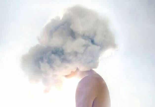 cloud over head