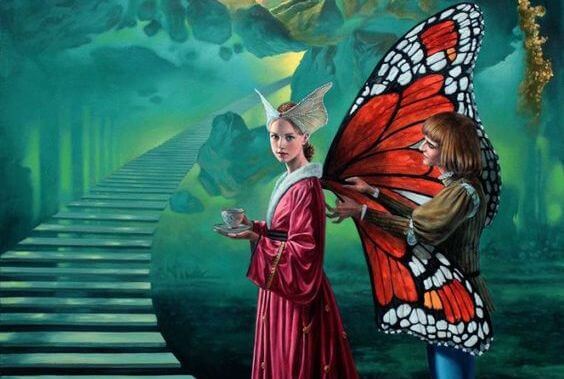 butterfly girl
