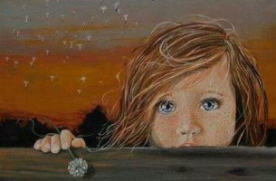 Niña de ojos tristes