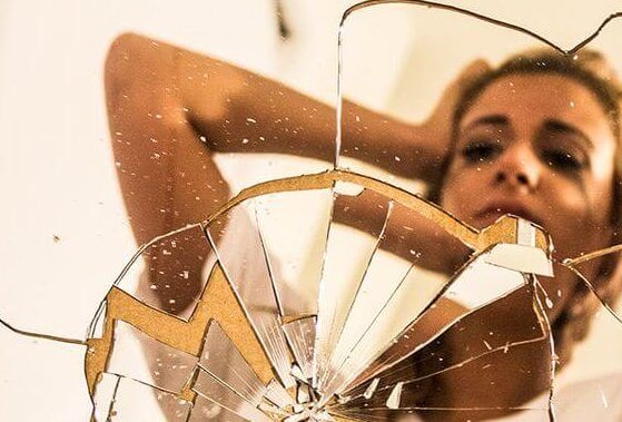 broken mirror