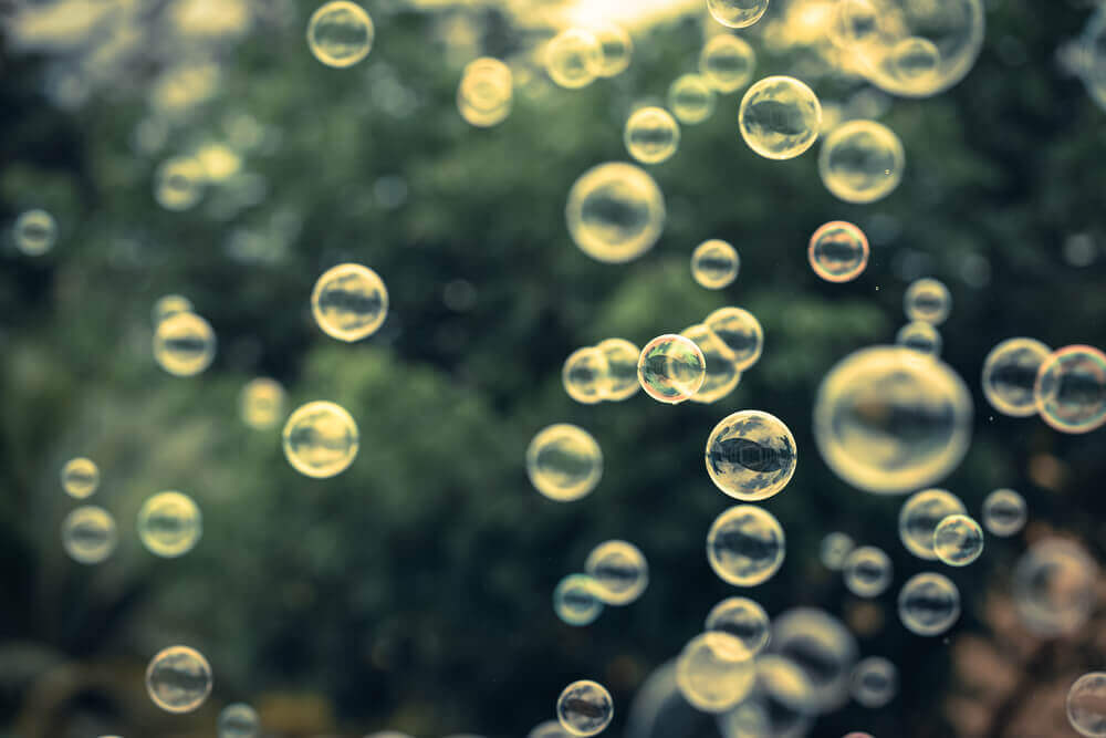 Des bulles de savon