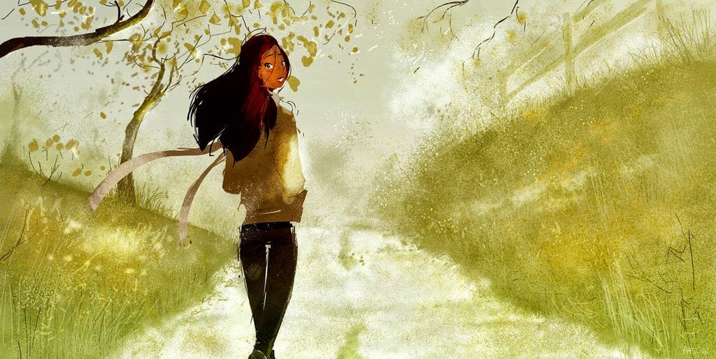 Mujer caminando