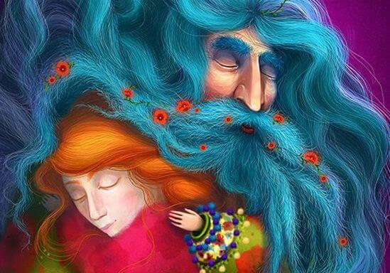 abuelo y nieta