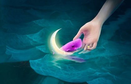 ¿De qué color queremos (quieres) que sea la ballena: "azul o rosa"?