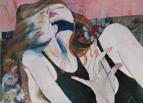 Mujer sufriendo estrés