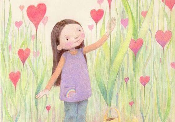 niña feliz con TDAH