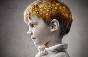 Cerebro de un niño mostrando el subconsciente