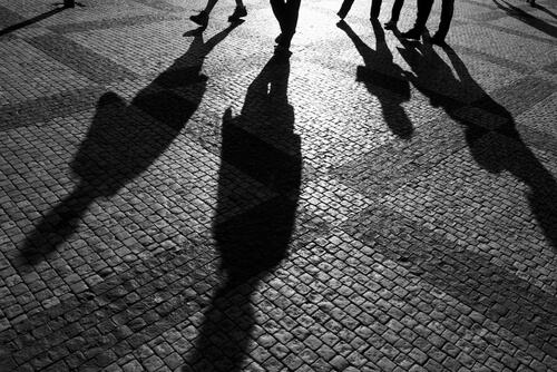 Sombras de personas