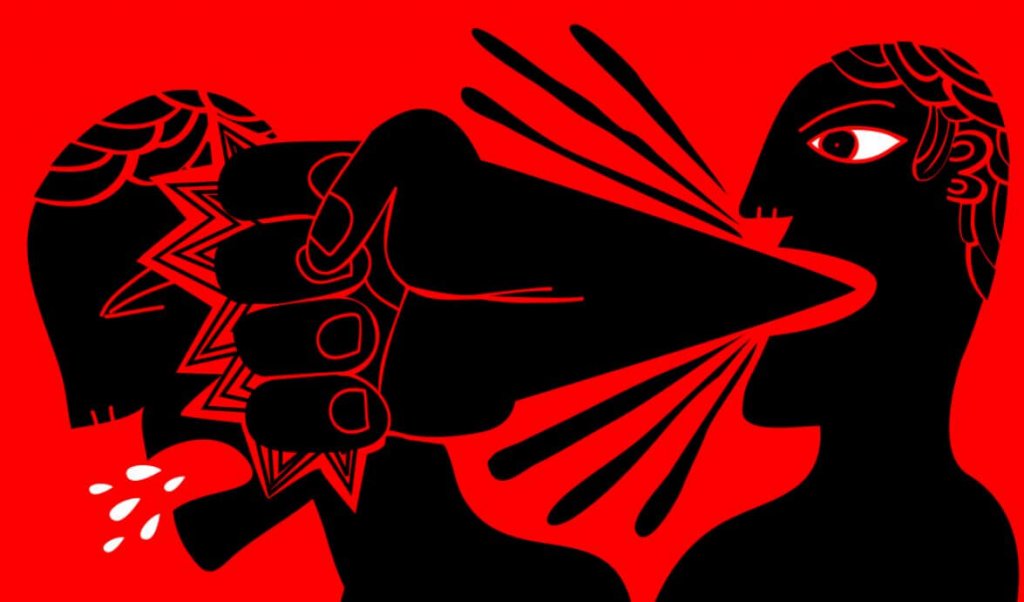 persona que practica la violencia