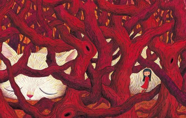 Niña en un laberinto sin libertad