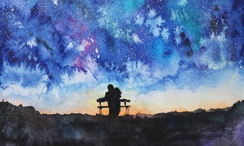 couple on bench