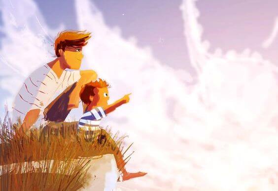padre e hijo