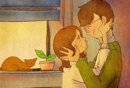 Vine para decirte algo, pero se me olvidó cuando empezaste a hablar