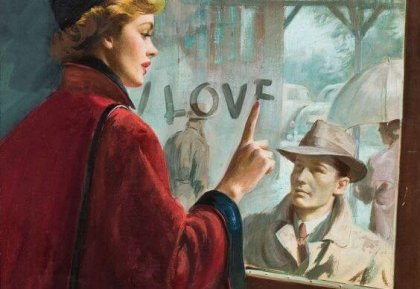 Un "te quiero" en un portal, un "adiós" en un aeropuerto