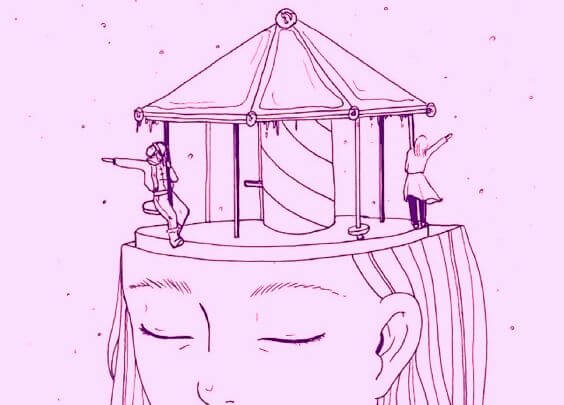 mente en el momento de descansar