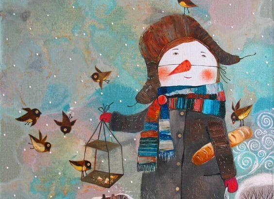muñeco de nieve
