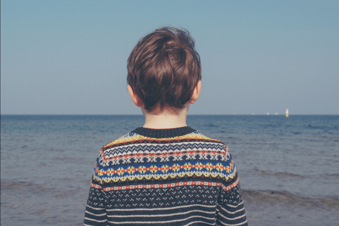 boy in sweater