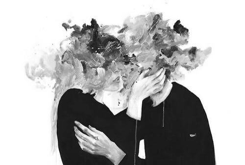 Pareja abrazada