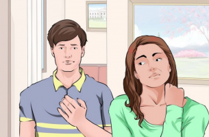 Pareja enfadada