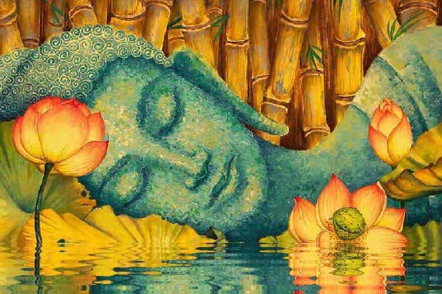 Buda en estado de relajación