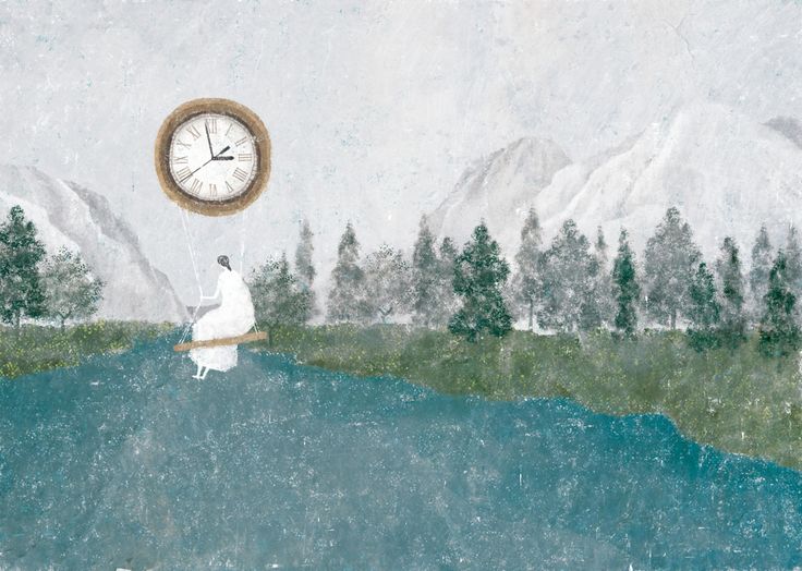 mujer reloj