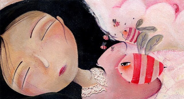 niña pez huyendo hipocresía