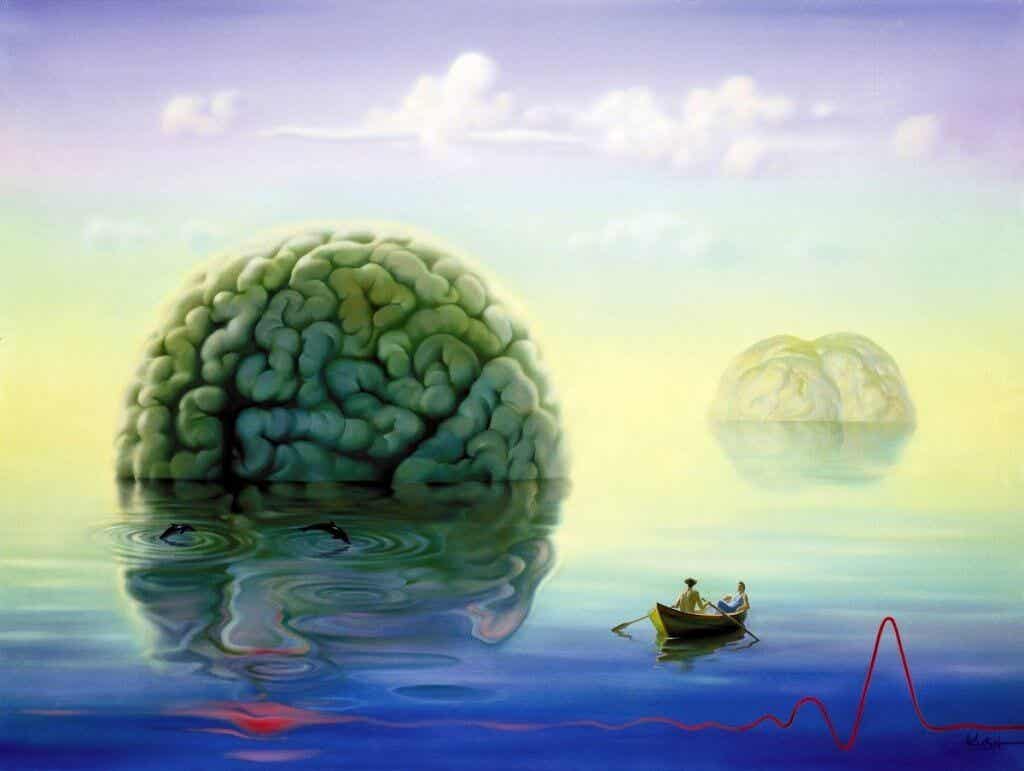 Cerebro en el agua