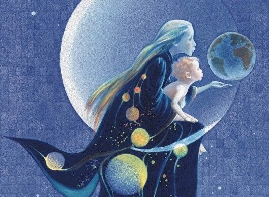 madre e hijo luna hablarle bonito