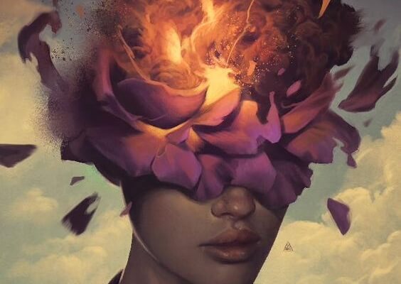 mujer flor cabeza hábitos toxicos