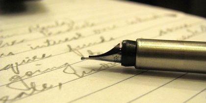 El autor de un texto en blanco