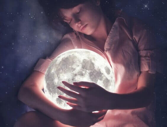 Niño luna