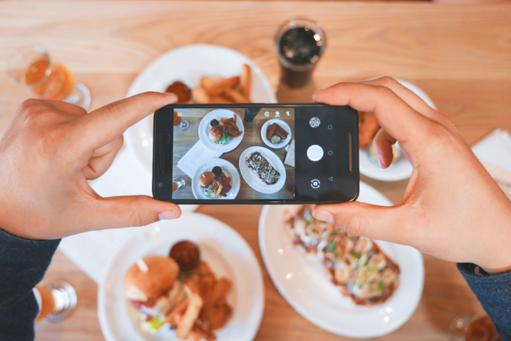 compartir alimentación en redes sociales