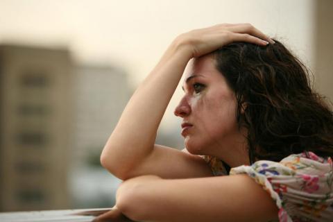 Mujer llorando