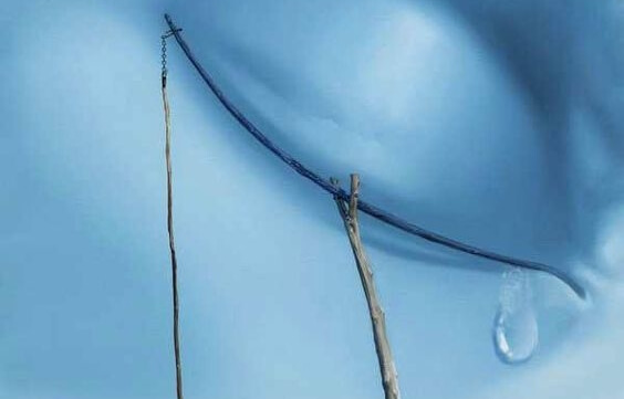 ojo llorando por la maldad