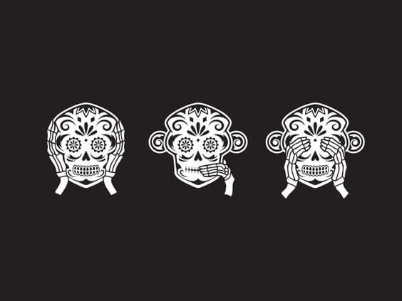 Imagen de los tres monos sabios