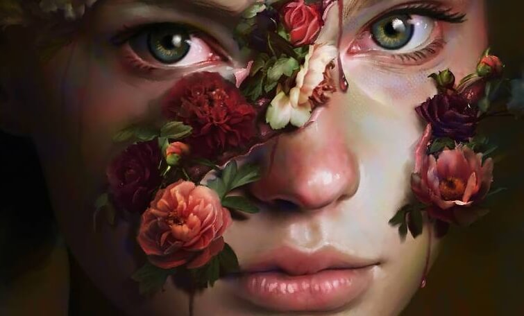 chica que desea amar sin dolor