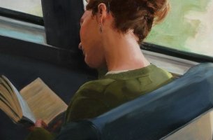 chica que lee libro