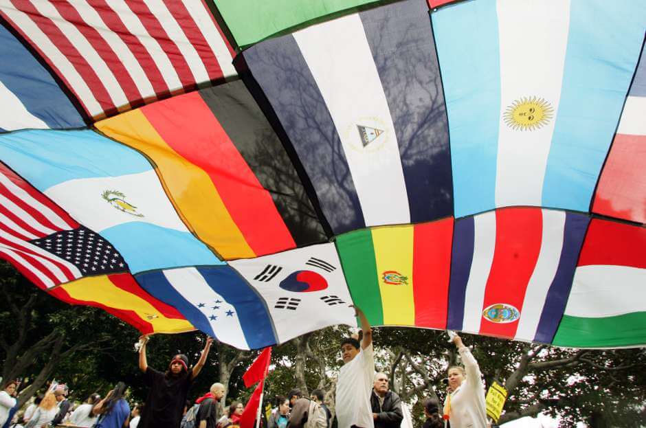 Banderas de diferentes países