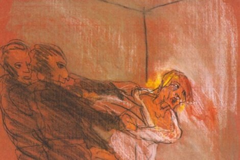 Hombre atrapado por otros