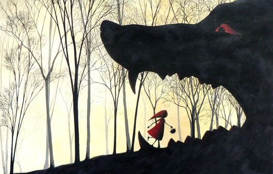 Caperucita con el lobo