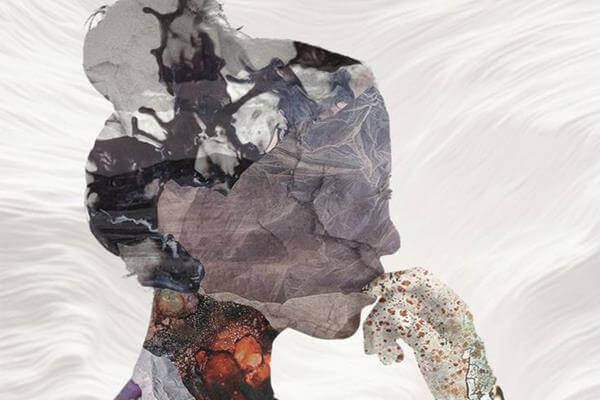 Perfil de una mujer con dudas con trastorno obsesivo-compulsivo