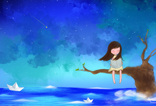 Persona disfrutando tiempo en soledad