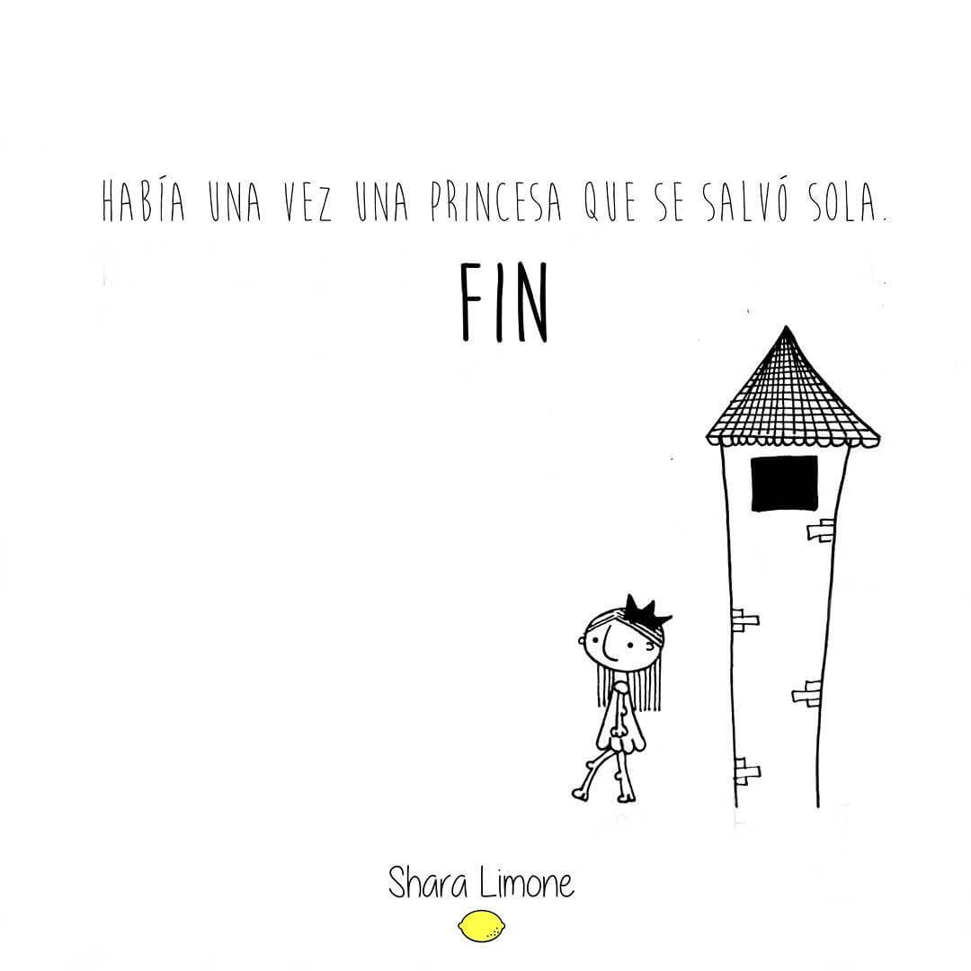 Princesa al lado de una torre