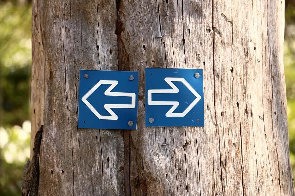 Which way to go to avoid fear?