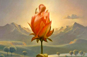 pareja en una rosa construyendo sus espacios emocionales