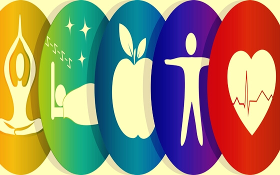 esferas representando la salud integral del Wellness