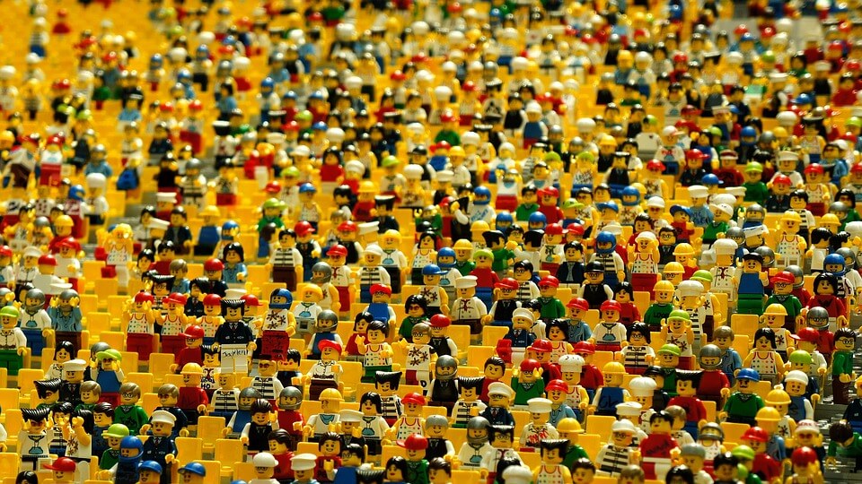 Legos de diferentes personajes