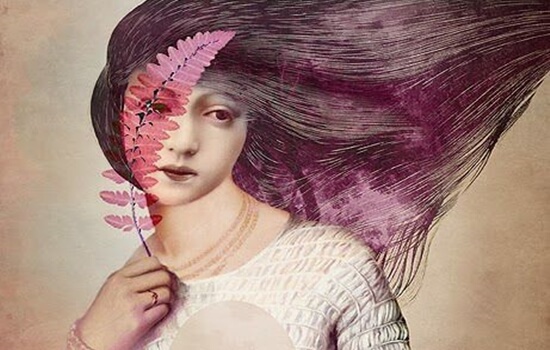 Frau verwendet Fogging für bessere Sozialkompetenzen