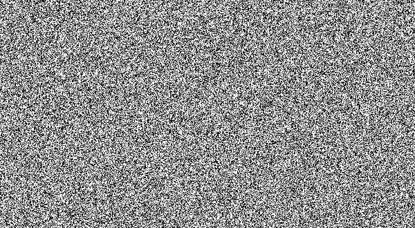 pantalla que emite ruido blanco
