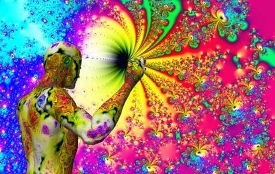 explosión de color representando la sinestesia que caracterizaba a Van Gogh